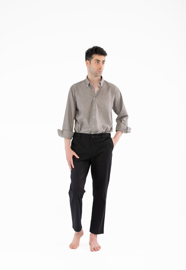 %100 Pamuk Siyah Pantolon