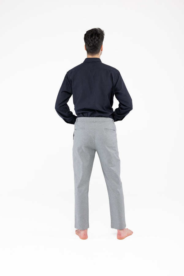 %100 Pamuk Gri Pantolon