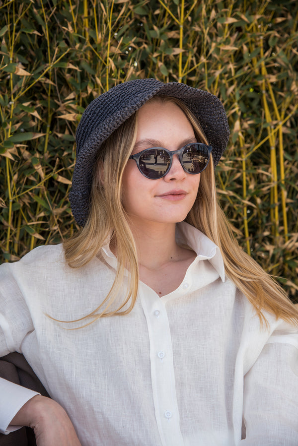 El Yapımı Kadın Hasır Şapka