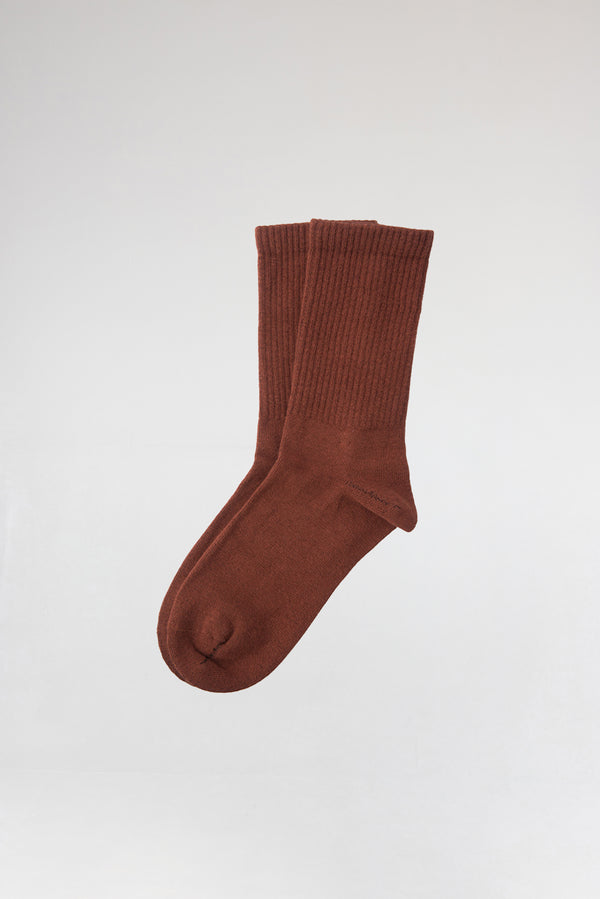 3'lü Kiremit Kadın Pamuk Çorap