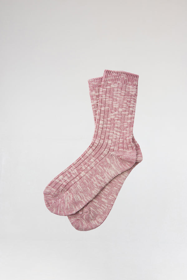 3'lü Flamlı Pembe Kadın Pamuk Çorap
