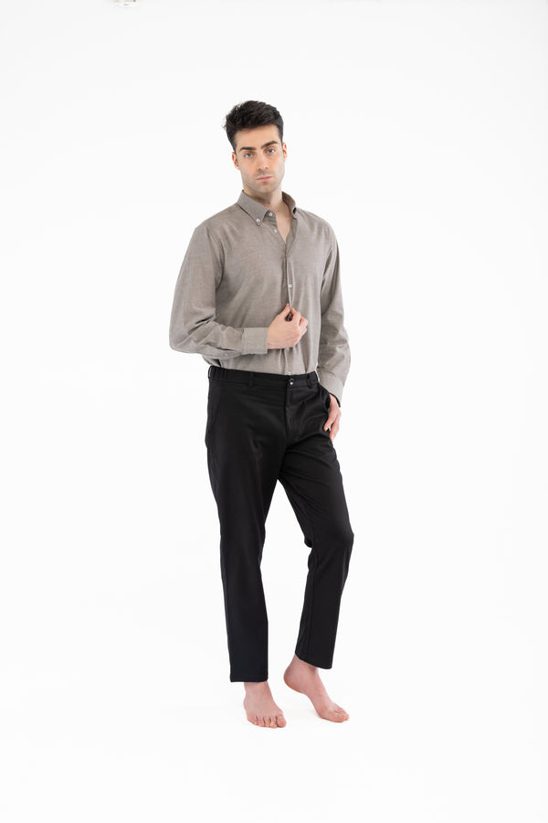 %100 Pamuk Siyah Pantolon