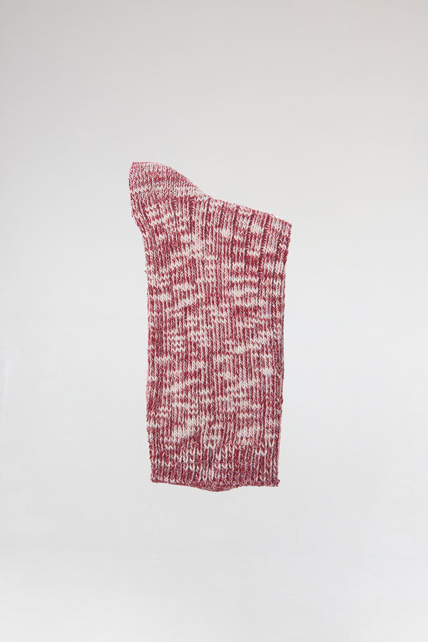 3'lü Flamlı Bordo Kadın Pamuk Çorap